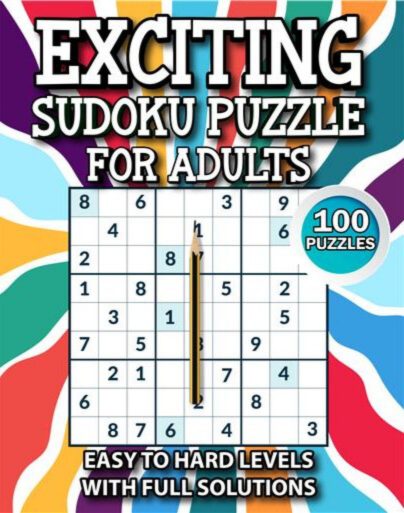 Book cover image of Exciting Sudoku Puzzle for Adults by Sharp Minds Club